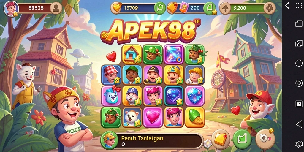 Tampilan gameplay seru dalam APEK88 dengan grafis memukau.