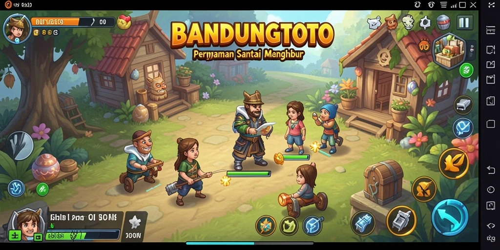 Tampilan gameplay mengasyikkan dari BANDUNGTOTO yang penuh warna.