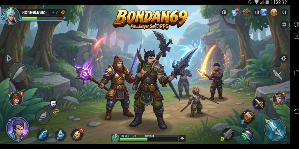 Tampilan gameplay RPG yang menakjubkan di BONDAN69.