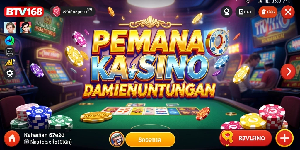 Tampilan menarik dalam permainan Kasino BTV168 dengan berbagai pilihan permainan.