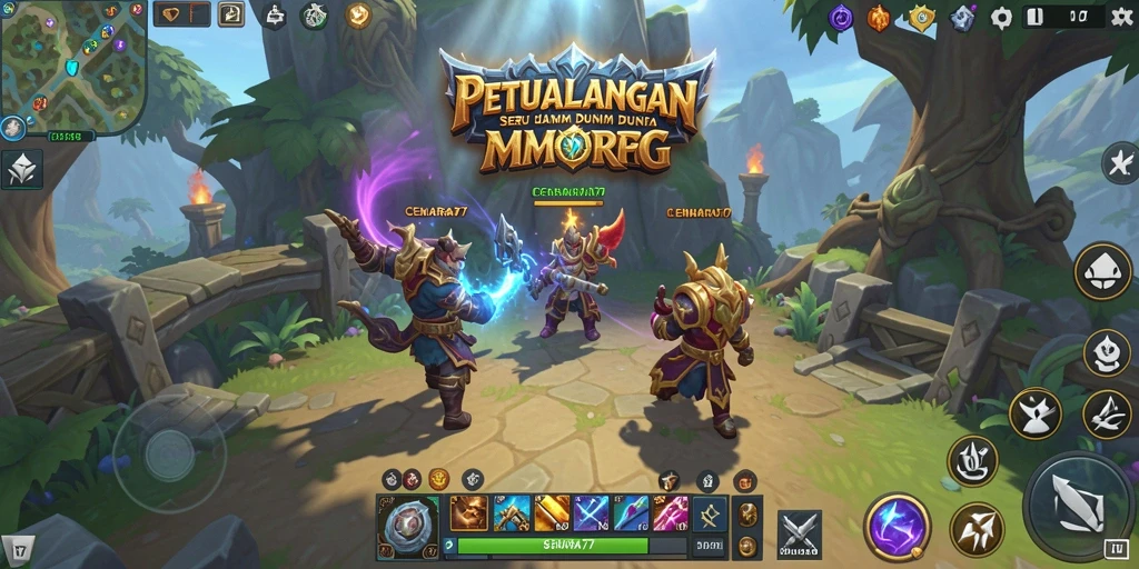 Gameplay seru CEMARA77 dengan grafis yang menawan.
