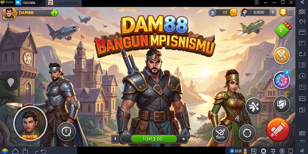 Tampilan gameplay DAM88 memperlihatkan pengelolaan bisnis yang dinamis.