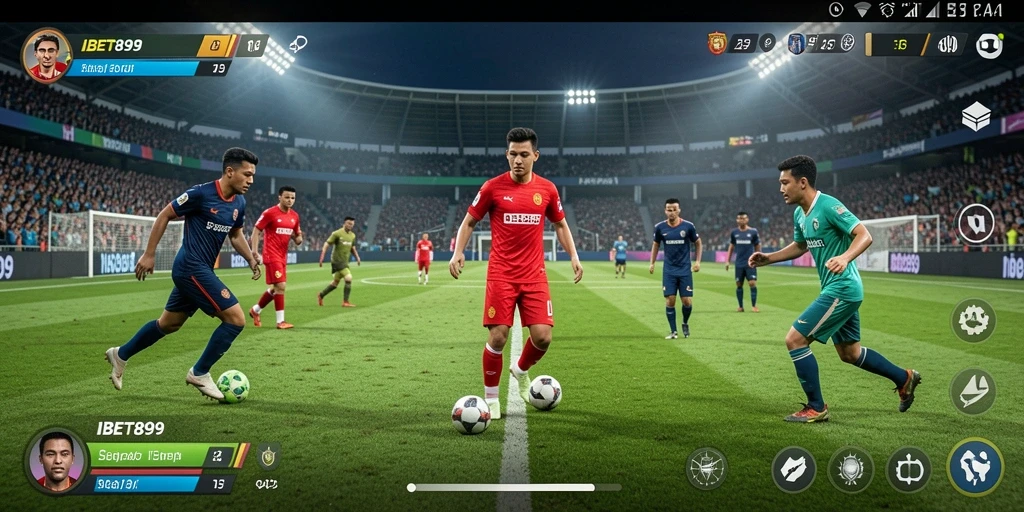 Tampilan gameplay IBET899 yang seru dan menegangkan di lapangan.