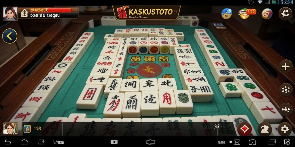 Screenshot gameplay KASKUSTOTO menampilkan keseruan permainan Mahjong.