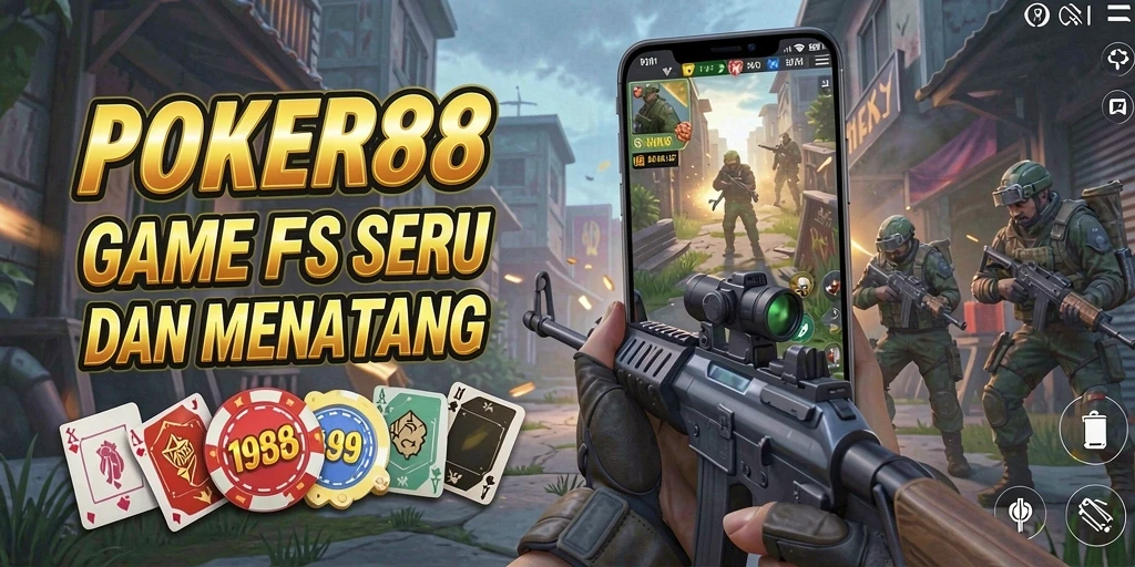 Screenshot gameplay POKER88 yang menegangkan dan penuh aksi.