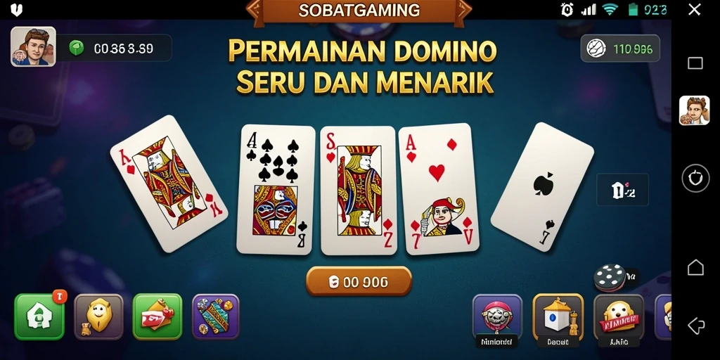 Tampilan gameplay Domino yang menarik di SOBATGAMING.