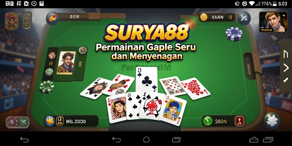 Tampilan gameplay SURYA88 yang menarik dan interaktif.