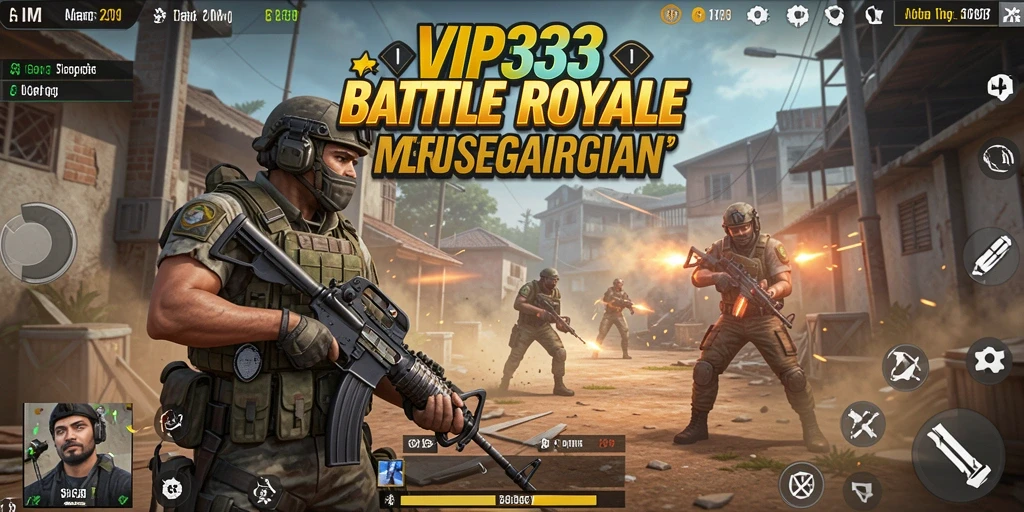 Gameplay seru dan menegangkan di dunia Battle Royale.